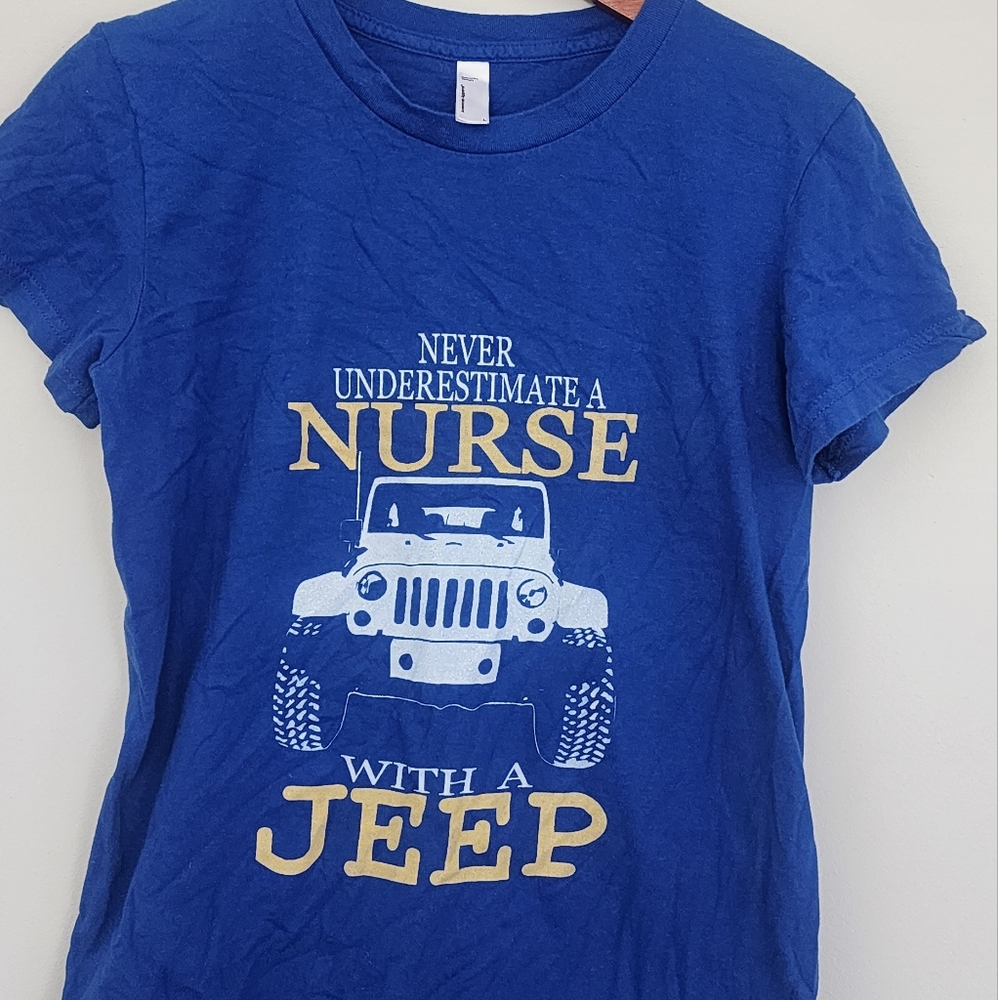 Jeep Nurse custom made t-shirt